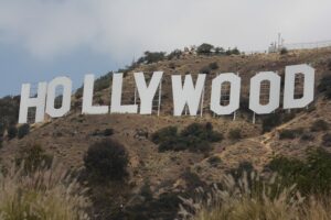 Hollywood sign: Writer & Producer WGA negotiation